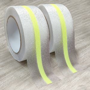 TEMU 야광 미끄럼 방지 테이프 1/2롤 - PEVA 형광발광 및 논슬립 그립, 계단, 데크, 수영장 주변 안전성 강화용 5cm X 5m 롤