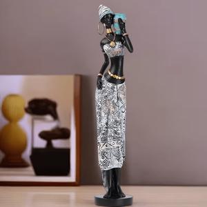 TEMU 1개 스타일 레진 피규어 - 빈티지 스타일 머리카락 & 장식이 있는 조각상, 크리스마스, 발렌타인데이, 어머니날 선물로 적합, 거실, TV 스탠드, 책장용 - 사계절 우아한 홈 액센트