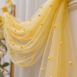 TEMU 진주 메쉬 원단, 수제 직물, 디저트 테이블 장식, 웨딩 파티 테이블 세팅, 발렌타인데이, 새해, 배경 커튼, 장식, 다양한 이벤트 장면 구성, 장식, 기념일에 이상적