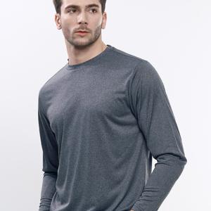 TEMU 남성 레이어드 이너티 멜란지 긴팔 라운드 티셔츠 맨라이프(SI42LT019M)