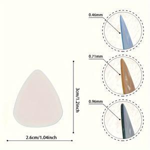 TEMU 100개 기타 픽, 베이스, 일렉트릭 기타 및 어쿠스틱 기타 독특한 기타 선물, 0.46mm, 0.71mm, 0.96mm