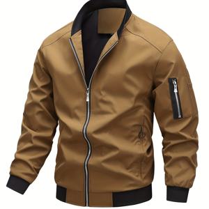 TEMU 테무진 남성 캐주얼 작업복 재킷 봄/가을 야구 유니폼 코트