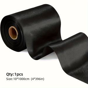 TEMU 부드럽고 편안한 새틴 원단 1롤, 길이 1000cm/11야드/396인치, 단색 DIY 핸드메이드 새틴 소재 - 선물 포장, DIY 공예, 장식, 재봉 용품 액세서리 및 다양한 용도에 이상적. 손세탁 전용