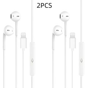 TEMU 아이폰용 유선 이어버드, 마이크 및 볼륨 조절 기능이 있는 인이어 헤드폰, 아이폰 14/13/12/11 Pro Max/Xs/Xr/X/7/8Plus와 호환되는 노이즈 차단 이어폰