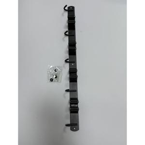 TEMU 헤비 듀티 스테인리스 스틸 걸레 및 빗자루 벽걸이 랙 세트, 도구 정리용 수납 선반, 발코니, 정원, 세탁실 및 차고에 적합, 블랙, 수납 랙