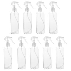 TEMU 9개입 산/염기 저항 소형 스프레이 병 100ml/200ml/300ml/400ml, 투명 플라스틱 스프레이 병, 살균제/청소제/알코올/향수/차량 세척/ 제품에 적합, 다양한 액체 보관 가능