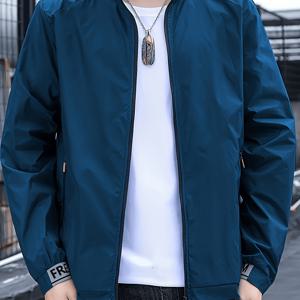 TEMU 남성용 아웃도어 경량 풀집업 스탠드 칼라 긴소매 낚시 하이킹 셔츠 재킷