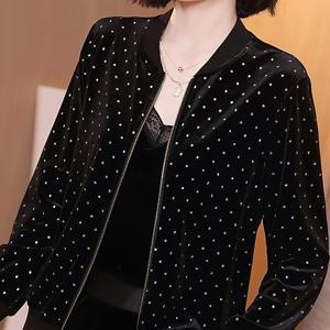 TEMU 지퍼 숏 가디건 여성 여름 야구 유니폼 자켓 2025 신상 엄마 자켓 루즈 캐주얼 의류