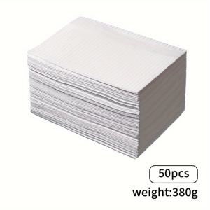 TEMU 50개 일회용 네일 테이블 매트 타투 매트 방수 접이식 테이블 매트 네일 살롱 타투샵 용품 화이트/블랙/핑크/퍼플