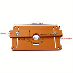 TEMU 목공 작업대를 위한 1대의 트리밍 기계, 목재 밀링 슬로팅 챔퍼링 트리밍 기계 밸런스 보드 라우터 테이블 삽입판 가이드 도구