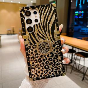 TEMU 휴대폰 케이스 - 패션 프린트 라인스톤 스탠드 폰 케이스: 삼성 S25 울트라 S24 울트라 S25 S24 S23 FE S22 S21 FE 플러스 노트20 울트라 A16 A55 A15 A35 A25 A36 A56 A14 A54 A53 A52 A23 A32 A33 A34 A24 A13에 독특한 매력을 더하세요