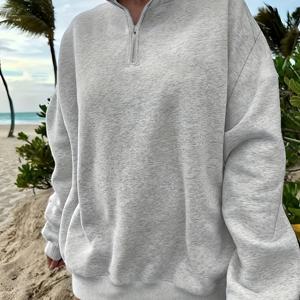 TEMU 여성 패션 지퍼업 후드티