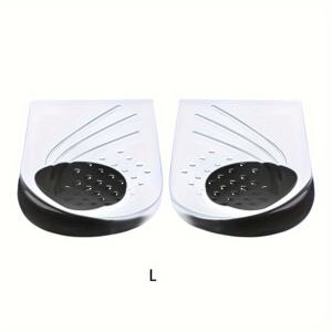 TEMU GEL 자체 접착식 발목 패드 - 부드러운 충격 흡수 디자인, 검은색 & 흰색, 운동화 및 캐주얼 신발에 적합, 어머니의 날, 아버지의 날, 데이 선물에 적합, 신발용 발목 패드, 충격 흡수, 세련된 디자인, 내구성 있는 구조