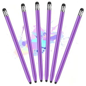 TEMU 터치스크린용 펜 4/5/6개, 듀얼엔드 고감도 용량성 아이패드, 아이폰, 스마트폰 및 태블릿용 범용 터치스크린
