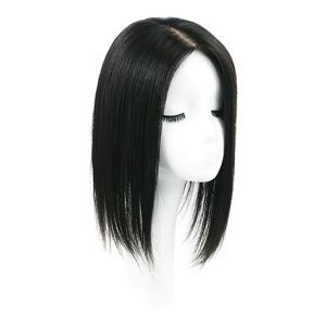 TEMU 여성용 헤어 토퍼, 중간 부분 헤어 가발, 고온 3클립 헤어 토퍼, 착용 용이, 헤어 틈새 커버, 흰색 머리카락, 헤어 볼륨 증가