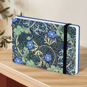 TEMU 1개, A5 사이즈, 100페이지, 휴대용 스케치북, 수채화 붕대 스케치북, Morris 아트용, 스케치 용지, 160Gsm, 하드커버 노트북, 여행용 손그림 저널, 학생 드로잉 미술 용품, 마커 펜 수제 스케치북