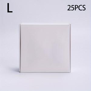 TEMU 남녀를 위한 선물 25개입 브라운, 화이트, 블랙 크라프트 종이 포장 상자 사각 접이식 비행기 상자 수제 비누 풀아웃 주얼리 선물 상자