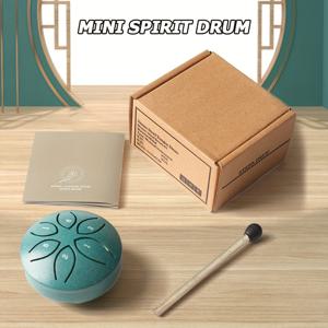 TEMU 야외 정원 레인 드럼 세트, 스틸 텅 드럼, 에더리얼 드럼, 3인치 6음계. 이 휴대용 타악기에는 탄소강 재질로 제작되었으며, 드럼 스틱, 악보, 배우기 쉬운 가이드, 드럼 세트가 함께 제공됩니다.