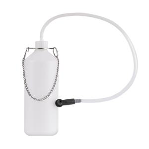 TEMU 1L 블리더, 플루이드 레저버리, 플루이드 체이너 오일 교체 용기, 24인치 호스 및 고무 커플링이 있는 플루이드 캐치 보틀