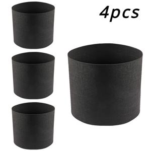 TEMU 대용량 토마토 재배 가방 4개 세트, 나무 및 꽃 재배에 적합, 감자, 토마토, 콩과 같은 채소 재배를 위한 부직포 재배 용기