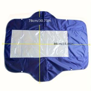 TEMU 오토바이용 튼튼한 앞 커버 1개 - 전기 자전거 및 스쿠터용 햇빛 가리개, 다양한 모델과 호환, 대시보드에 쉽게 접근하고 전면 보호 기능 제공