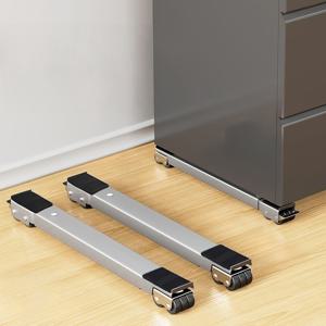 TEMU 가정용 가전제품을 위한 두 개의 길이 조절 가능한 이동 스탠드. 기능이 있는 바퀴와 고무 미끄럼 방지 패드가 디자인되어 냉장고, 세탁기, 건조기, 식기세척기 등 중대형 운반에 이상적입니다.