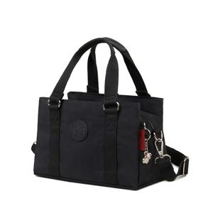 TEMU 링 쿠브 브랜드 KB-2251 여성용 소형 핸드백, 가벼운 나일론 소재 동전 지갑 포함