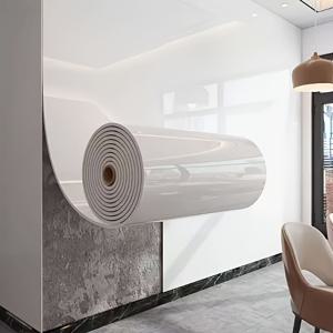 TEMU 15.8 × 393.7인치, 2.1mm 두께, 롤형 접착식 벽지 | XPE 소재 | 세라믹 타일 대리석 디자인 | 방수, 내유성, 세척 가능 | 주방 및 욕실 인테리어 벽면 리모델링용 DIY 및 커팅 가능 벽 스티커