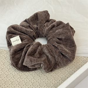 TEMU 1개 더블사이드 실버리스레이 눈빛벨벳헤어타이, 고급감 있는 미세글리터머리끈, 우아하고 다용도 헤어액세서리, 한국식 심플포니테일로프, 헤어스타일링 액세서리, 다재다능한 헤어스타일링도구, 실버리스레이헤어밴드, 코리안포니테일로프, 미세글리터마감, 빈티지스타일, 양면 디자인, 프리미엄느낌, 패션에 민감한 유저들을 위해