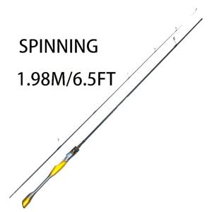 TEMU 초경량 스피닝 로드 UL 2-8g - 초감성 팁, 컴팩트하고 내구성 강한 낚싯대, 서프 낚시, 민물/바닷물에 적합, 스피닝 릴에 이상적 - 낚시꾼을 위한 완벽한 선물 (서프 낚시에 이상적)