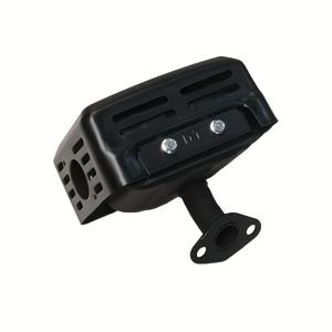 TEMU GX160168F170 금속 사각 가솔린 엔진 머플러 배기 파이프 - 미니 트릴러, 잔디 깎이 및 야외 장비와 호환, 소음 감소, 연료 효율 및 엔진 성능 향상, 장비 성능 개선, 컴팩트 디자인