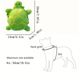 TEMU 강아지용 휴대용 애완 동물 백팩, 간식 파우치 및 사이즈 조절 기능 포함, 소형견 및 고양이에게 적합, 야외 활동 중 간식 휴대에 완벽