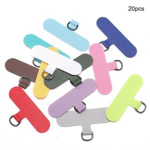 TEMU 메탈 버클이 있는 휴대폰 끈 패드 20개 세트 - 견고하고 편안한 어깨 및 목 스트랩, 휴대폰 기기, 열쇠, 충전기 및 끈 부착에 적합