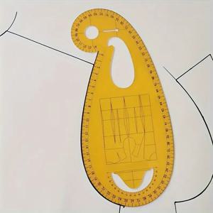 TEMU 전문 재단 마스도 – 프렌치 커브, 어깨 구멍, 발 측정, 정밀 재단 도구, 아크릴 소재, 재봉 도구