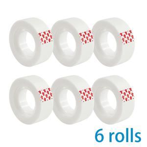 TEMU 3/6롤 투명 투명 무광 테이프 쓰기 가능, 투명 테이프 손으로 찢을 수 있어 학교 사무실 용품 포장 수리 스크랩북, 선물 포장, 홈 데코에 적합, 테이프 디스펜서와 호환 가능