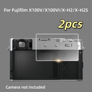 TEMU 4개입/2개입 카메라 액정 보호 필름, Fujifilm X-M5/X-E5/X100VI/X100V/X-T4/X-E4/X-T5/GFX100RF/X-T3/X70/X-T30/X-A10 카메라 호환, 초박형 지문 방지 9H 경도 2.5D 둥근 모서리 강화 유리 액정 보호 필름