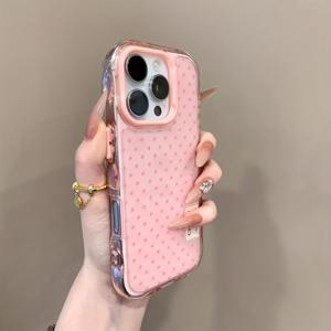 TEMU 휴대폰 케이스 - 도파민 젤리 폰 케이스는 17/17 Air/17 Pro Max/17 Pro/16/15/14/13/12 케이스/11 Pro Max/Plus/X/8/7 등 다양한 아이폰과 호환됩니다. 인기 있는 생일 선물, 비즈니스 선물로 좋으며 내구성이 뛰어나고 얼룩 방지 기능이 있습니다.