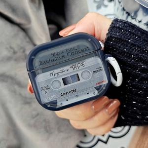 TEMU 애플 이어폰 호환 빈티지 프린트 헤드폰 케이스, 4세대, 2세대 및 3세대 보호 커버, 애플 이어폰 신형 모델에 적합