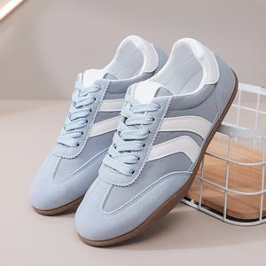 TEMU 여성용 사계절 플랫 스케이트 슈즈, 여성 크로스 트레이닝화, 캠퍼스 캐주얼화, 아웃도어 스니커즈, 소프트 솔 고무 소재, 갑피 소프트하고 편안함