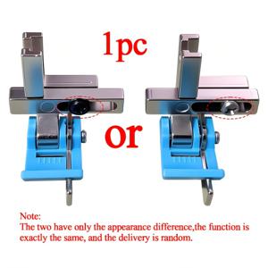 TEMU KT-18/SP-18 강력한 조절식 프레스 발 - 칼날 모서리 & 가이드 핀 특징 - 다양한 크기 (풀 사이즈 & 스탠다드) 산업용 재봉틀, 지그잉 스티치 호환, 튼튼한 플라스틱 재질