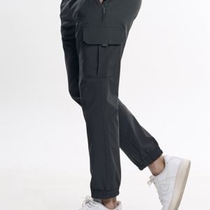 TEMU 남성 여름 시원한 카고 조거 밴딩 바지 캐주얼 스포츠웨어 (PL31LP063M) ㅡ 신축성, 레이닝 및 피트니스를 위한 스탠다드핏