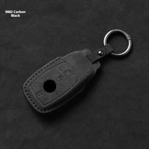 TEMU A, C, E, S, G-클래스, GLC, CLE, CLA, GLA, GLB, W177, W205, W213, W222, AMG 차량용 PU 가죽 키 케이스 보호 커버