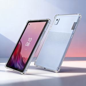 TEMU 갤럭시 탭 A7/A8 (2022)/A9+/S6 Lite/S7/S8/S11/S9 FE 및 샤오미 패드 5/5 Pro/6/레드미 케이스와 호환되는 1개, 초박형 투명 TPU 충격 방지 커버와 슬림핏 보호 케이스, 태블릿용