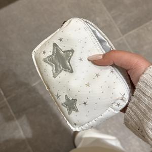 TEMU 별 모양 카드 홀더 지갑 - 귀여운 작은 사각 동전 지갑, 카드, 현금, 여행용, 휴대용 파우치, 헬스, 일상 캐리용