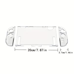 TEMU 닌텐도 스위치 2 콘솔 보호 케이스, NS2 스플릿 투명 PC 쉘, 조이콘 컨트롤러 하드 케이스, 스플릿 조이콘 보호 케이스, 투명 게이밍 쉘, 투명 디자인, 스크래치 방지 보호 케이스, 보호 케이스 선택 가이드, 콘솔 플레이어, 게이밍 액세서리 업그레이드