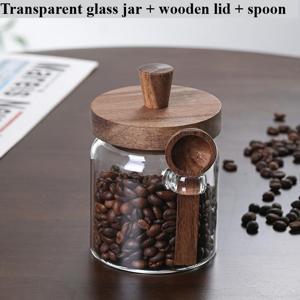 TEMU 3개 세트 (뚜껑이 달린 용기 1개와 스푼 1개) 밀폐 디자인, 소금, 설탕, 후추, 가정용 커피 원두 및 건조 과일 보관 용기, 커피 원두, 차, 견과류, 소금, 장식용 주방 식품 보관 용기, 야외 BBQ 장면에 적합