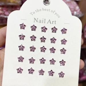 TEMU 32/52개입, 프린트, 펜타그램, 별, 아이스 투명, 프린트, 레진, 네일 아트 추가, 착용 가능한 네일 장식, 폰 케이스 추가, 주얼리 부품, 프레임 장식, 스크랩북 공예