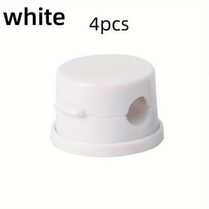 TEMU 4개 회전형 자석 케이블 정리기, 미끄럼 방지 코드 클립 - 실용적인 충전 케이블 관리 도구 (책상 및 가정용)