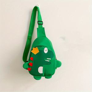 TEMU 귀여운 왕관 공룡 캐릭터 미니 크로스백