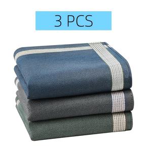 TEMU 3개 세트의 빈티지 스타일의 아트 텍스처 손수건, 43cm (16.9인치), 다양한 색상으로 제공, 출퇴근에 휴대하기 편리하며 땀 닦기에 부드러움